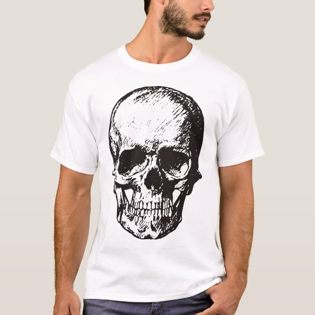 T-shirt Imaginaire crâne Art Rock Punk Métal lourd (Devant)