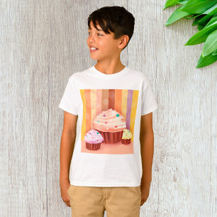 T-shirt Imaginaire Cupcake Douceurs colorées