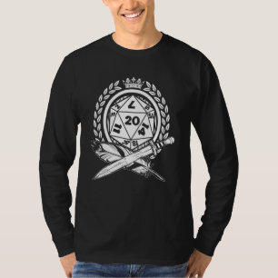 T-shirt Imaginaire D20 Dice Rpg Rôle Jouer Jeu Master Jeu