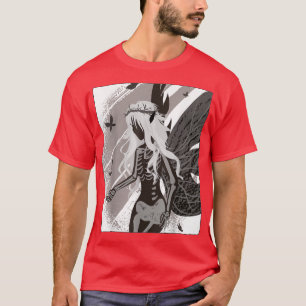 T-shirt Imaginaire Décès Goth Squelette Fée esthétique Fai