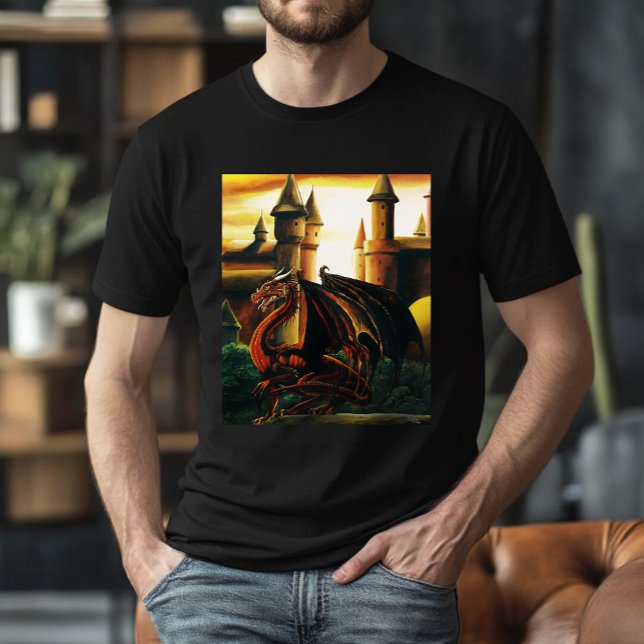 T-shirt Imaginaire du château de Red Dragon (Créateur téléchargé)