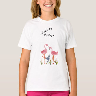 T-shirt Imaginaire Flamant rose flamboyant : Inspiré par l