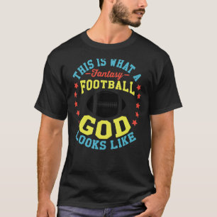 T-shirt Imaginaire Football Ligue de Dieu Lineman Gagnante