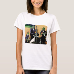 T-shirt Imaginaire Jazz Blues Musiciens Musique Art