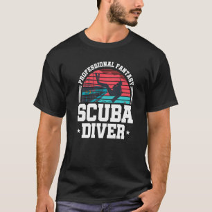 T-shirt Imaginaire professionnel Plongeur plongeur Rétro V