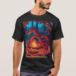 T-shirt Imaginaire Thanksgiving Dragons