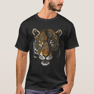 T-shirt Imaginaire Tiger Mandala - Art Animal Motif Tiger