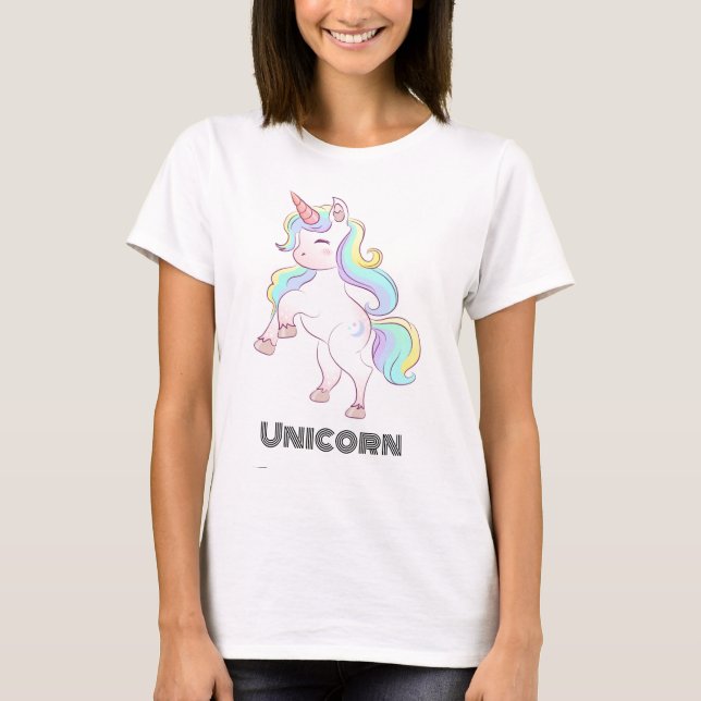 T-shirt Imaginaire Unicorn - élégant et confortabl (Devant)