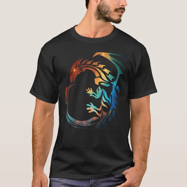 T-shirt Imaginez Imaginaire Dragon Style Idéal Pour (Devant)