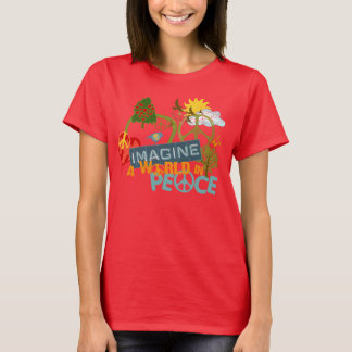 T-shirt Imaginez la paix