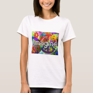 T-shirt "Imaginez" les cadeaux des années 70 de