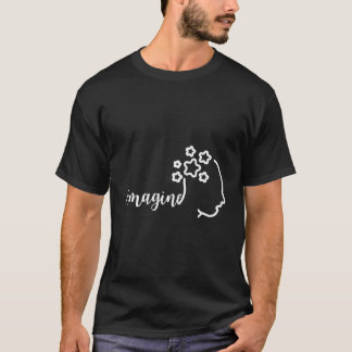 T-shirt Imaginez-Moi Et Vous Avec Un Graphique D'Une Pensé