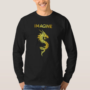 T-shirt Imaginez un style de tatouage de dragon d'Imaginai