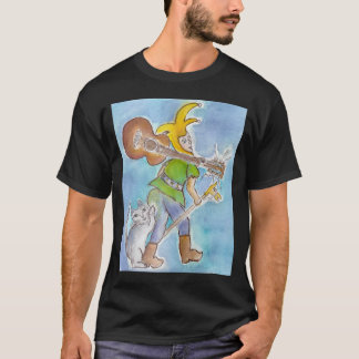 T-shirt Imbécile avec la guitare