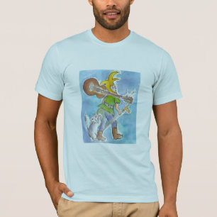 T-shirt Imbécile avec la guitare