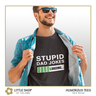 T-shirt Imbécile papa plaisante Chargement personnalisable