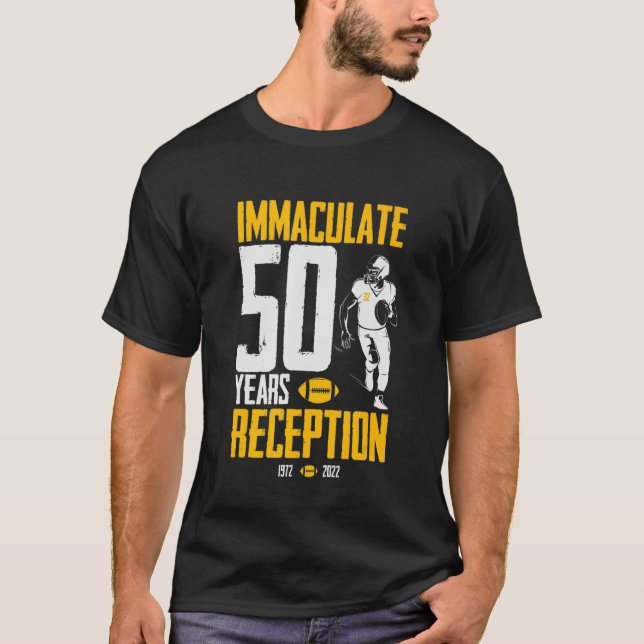 T-shirt Immaculate 50 Years Reception Pittsburgh Him Her M (Devant)