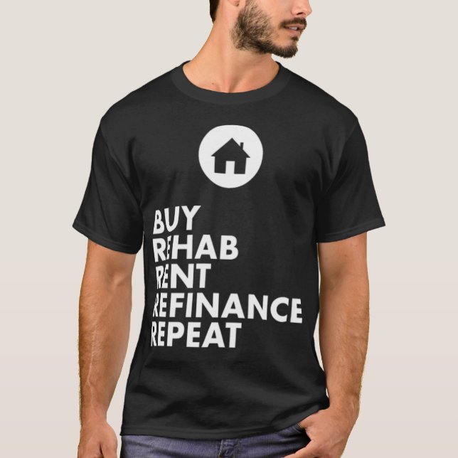 T-shirt Immobilier Investor golftowfhair (Devant)