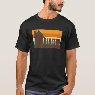 T-shirt Immobilier Ou Référentiel Rétro Vintage