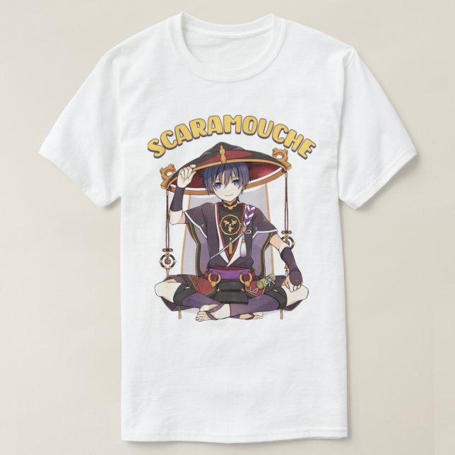 T-shirt Impact Genshin - Scaramouche (Design devant)
