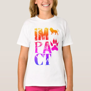 T-shirt Impact Lion Design - Bold Wildlife Art