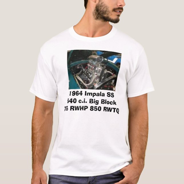 T-shirt impala,    impala 1964 solides solubles 540 c.i. (Devant)