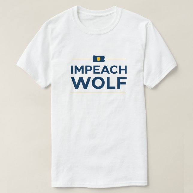 T-shirt Impeach Wolf (Design devant)