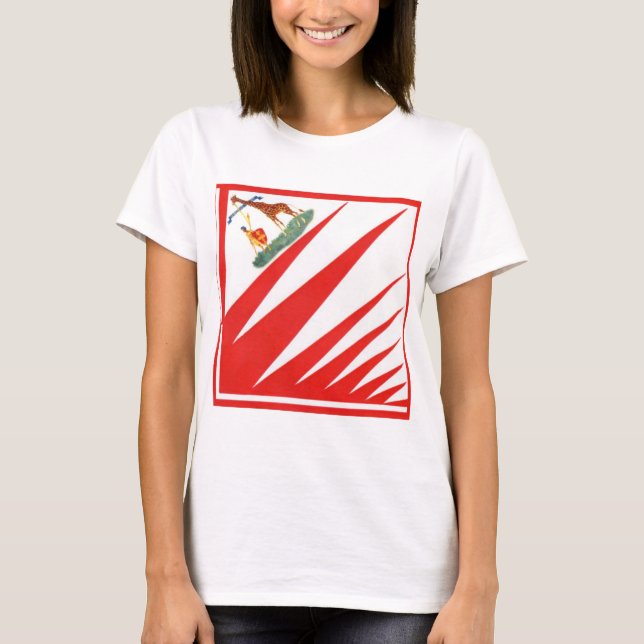 T-shirt Imperiale Contrada della Giraffa - Giraffe Palio (Devant)