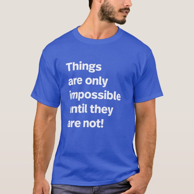 T-shirt impossible (Devant)