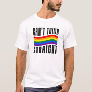 T-shirt Impossible de penser directement