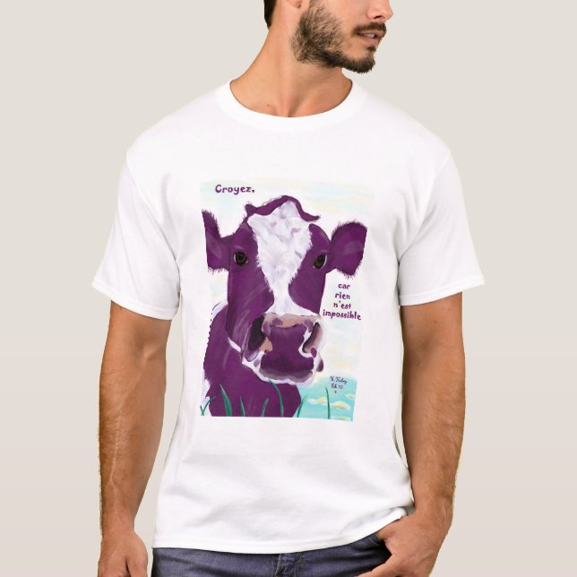 T-shirt Impossible n'est pas français (impossibles n'est (Devant)