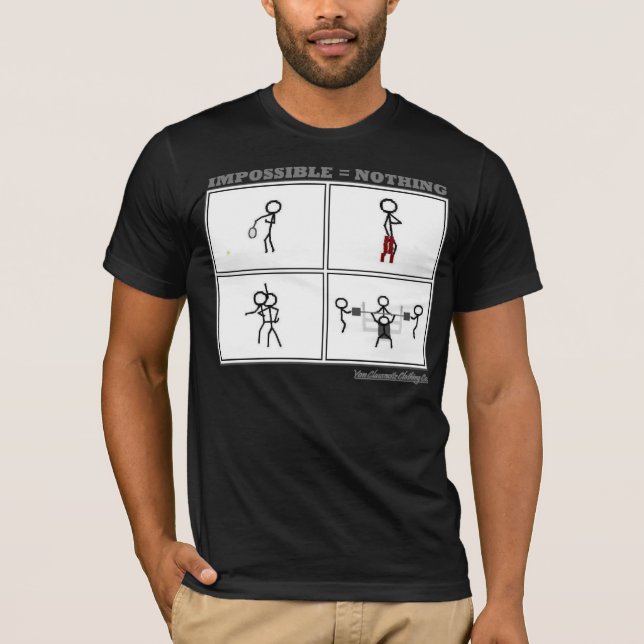 T-shirt Impossible = rien (Devant)
