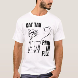 T-shirt IMPÔT TTC Humour PAIÉ EN TOTALITÉ