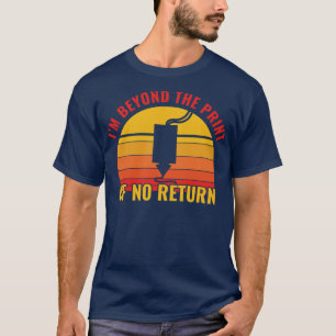 T-shirt Impression 3D amusante 3D Impression sans retour
