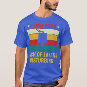 T-shirt Impression 3D amusante impression 3D Absence de ca