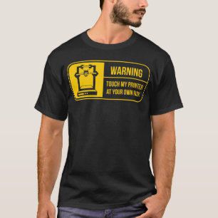 T-shirt Impression 3D Drôle Imprimante Artwork Design cr