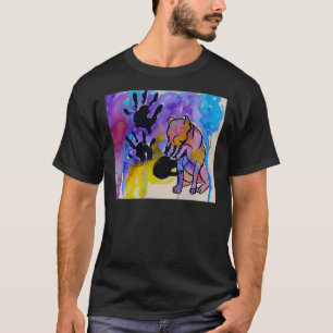 T-shirt Impression à la main de l'extrémité