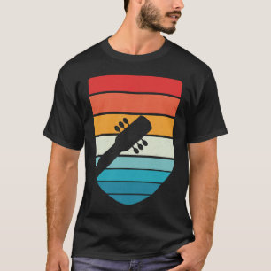T-shirt Impression arrière Musique Rock & Roll Vintage Rét