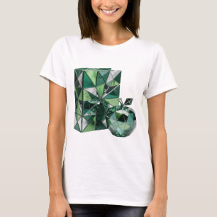 T-shirt Impression ART ABSTRAIT argentée Iconique