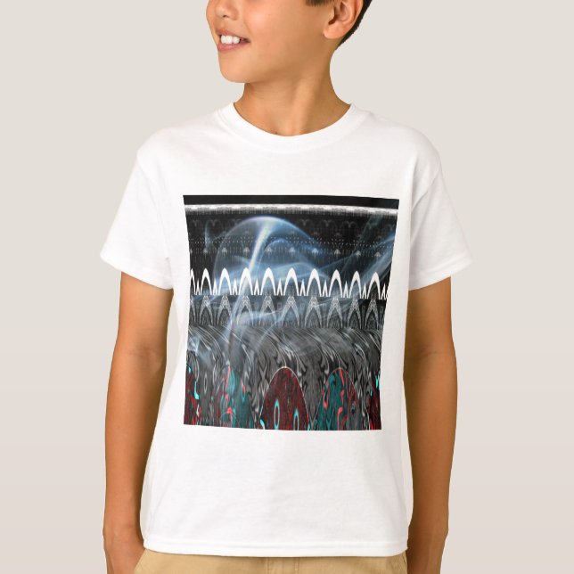 T-shirt Impression artistique Abstraite remarquable (Devant)