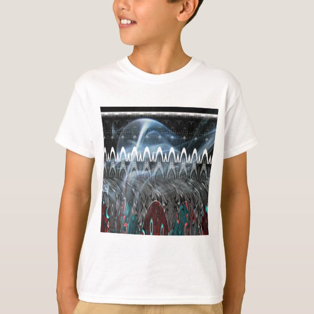 T-shirt Impression artistique Abstraite remarquable (Devant)
