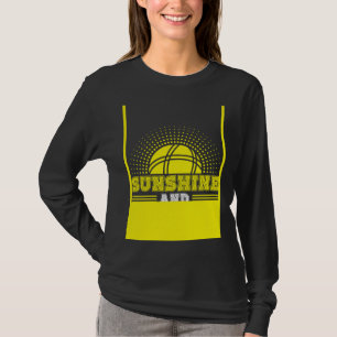 T-shirt Impression au verso Soleil Et Bocce Ball