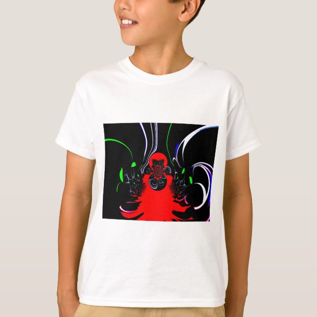 T-shirt Impression d'art fluide Kaleidoscope (Devant)