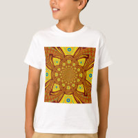 Impression d'art Kaleidoscope d'or