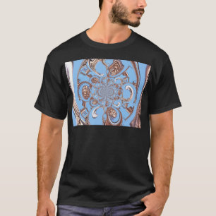 T-shirt Impression d'art Kaleidoscope vintage