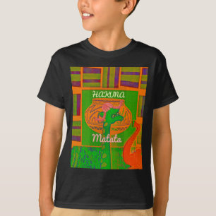 T-shirt Impression de la Giraffe Hakuna
