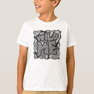 T-shirt Impression de serpent jaune et or