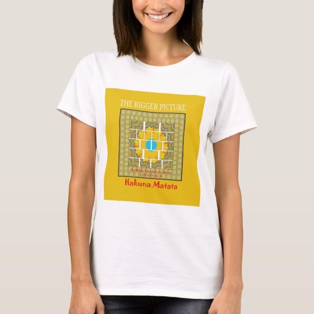 T-shirt Impression d'images plus grande (Devant)