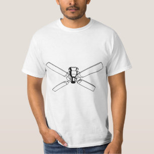 T-shirt Impression du ventilateur de plafond rétroactif