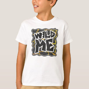 T-shirt Impression Giraffe noir et jaune